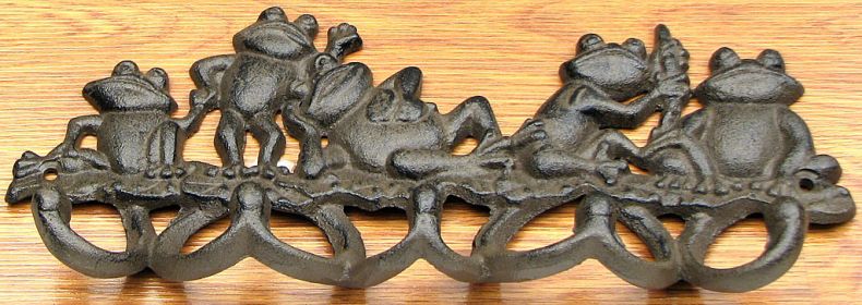 Multiple Frog Hook Cast Iron