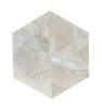 Hexagon Gold Yellow Beige natural marble, for floor and wall, honed finished marble tile, natural stone