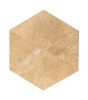 Hexagon Gold Yellow Beige marble, natural marble, for wall and floor, polished marble tile, natural stone