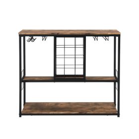 Wall-Mounted Farmhouse Coat Rack, 5 Standard Hooks,Black