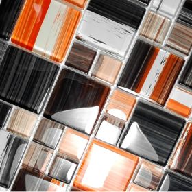 Colorful Plaid - 3-Dimensional Mosaic Decorative Wall Tile(2PC)