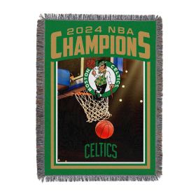 NBA Champs Celtics Net Glory Woven Tapestry
