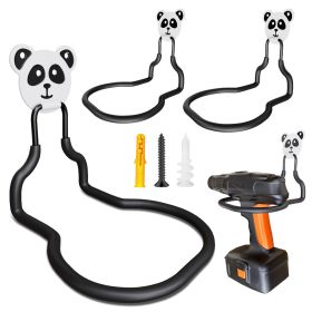 Garage metal wall hanger 8 installation, heavy hook display hanger, used for garden tools water pipe storage tools bearing heavy metal hooks