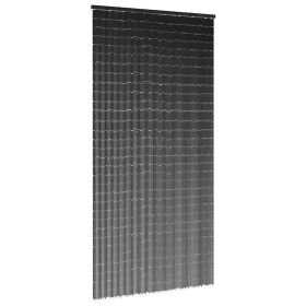 Insect Door Curtain Dark Gray 39.4"x78.7" Bamboo