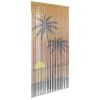 Insect Door Curtain Palm Tree Print 39.4"x78.7" Bamboo