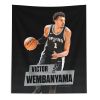 San Antonio Spurs Victor Wembanyama NBA Wall Hanging 50X60 Inches