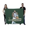Milwaukee Bucks Giannis Antetokounmpo NBA Wall Hanging 34X40 Inches