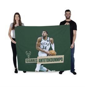 Milwaukee Bucks Giannis Antetokounmpo NBA Wall Hanging 34X40 Inches