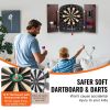 VEVOR Electronic Dartboard and Cabinet Set Complete with All Accessories Easy Assembly