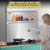 VEVOR Range Backsplash with Shelf 36 x 29.5 Inch Range Hood Wall Shield