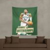 Milwaukee Bucks Giannis Antetokounmpo NBA Wall Hanging 50X60 Inches