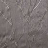 Faux Silk Embroidered Window Valance Grey 50x18"