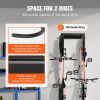 VEVOR Bike Storage Rack, 2 Bike Racks, Wall Mount Bike Storage Hanger, Home and Garage Organizer, Customizable for Various Bike Sizes