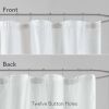 Ombre Printed Seersucker Shower Curtain Aqua 72x72"