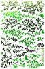 Green Curtain - Wall Decals Stickers Appliques Home Decor