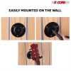 5 CORE Guitar Wall Mount Hanger Hook With Soft Padding for Acoustic Classical Electric Bass Guitars - GH ST 3PCS