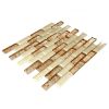 Dazzling Golden - 3-Dimensional Mosaic Decorative Wall Tile(6PC)