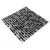 Jet Black - 3-Dimensional Mosaic Decorative Wall Tile(6PC)