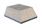 Hexagon natural marble tile, Carrara Gray marble, natural stone, for wall, OL textured finished, 3D fluted marble