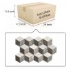 Hexagon Water-jet marble, White Gray Black 3 color, natural marble, for floor and wall, polished marble tile, natural stone
