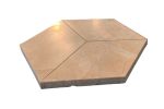 Hexagon Gold Yellow Beige marble, natural marble, for wall and floor, polished marble tile, natural stone