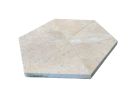 Hexagon Gold Yellow Beige natural marble, for floor and wall, honed finished marble tile, natural stone