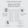 Cotton Oversized Ruffle Curtain Panel (Only 1 Pc Panel)
