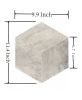 Hexagon marble tile, Carrara Gray marble, natural marble, for wall and floor, polished marble tile, natural stone