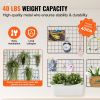 VEVOR Grid Wall Panels, 4 Packs Wire Wall Grid for Photo Pictures Display
