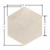 Hexagon Marble tile, White marble, natural marble,for wall and floor, polished marble tile, natural stone