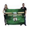 NBA Champs Celtics Hardwood Printed Wall Hanging
