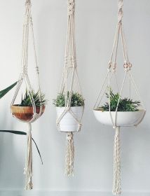 Macrame Plant Hanger (style: Style 1)