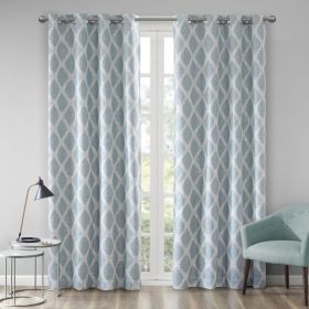 Printed Ikat Blackout Curtain Panel (Only 1 Pc Panel) (Color: as Pic)