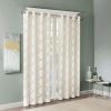 Fretwork Burnout Sheer Curtain Panel (Only 1 Pc Panel)