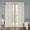 Solid Crushed Curtain Panel Pair (2 Pcs Window Panels)