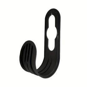 Garden Hose Hook Wall Mounted Bracket (Color: Black, type: Hook)