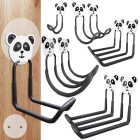 Garage storage hooks 10 pieces, heavy steel tools utility J wall mount, suitable for bicycles, chair ladders and garden finishing (Garage storage hooks 10 pieces: TSGXMGG-B001)