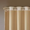 Printed Jacquard Grommet Top Total Blackout Curtain Panel (Only 1 Pc Panel)