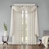 Solid Crushed Curtain Panel Pair (2 Pcs Window Panels)