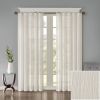 Solid Crushed Curtain Panel Pair (2 Pcs Window Panels)