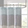 Faux Silk Shower Curtain
