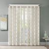 Fretwork Burnout Sheer Curtain Panel (Only 1 Pc Panel)